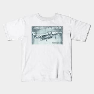 TA-4J Skyhawk landing config Kids T-Shirt